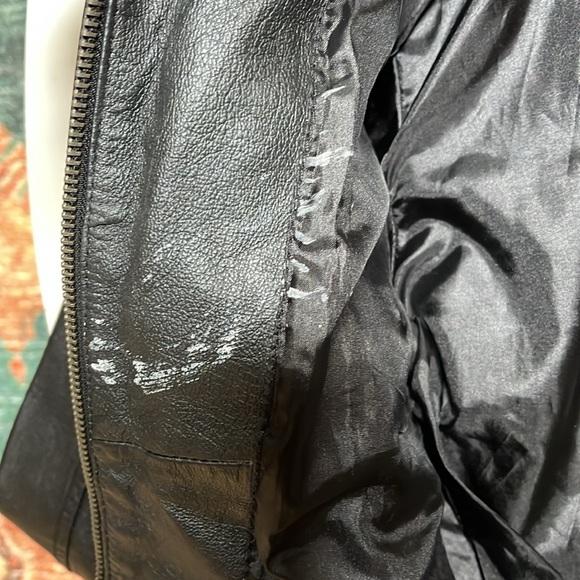 Genuine Leather Moto Jacket - Picture 5 of 6